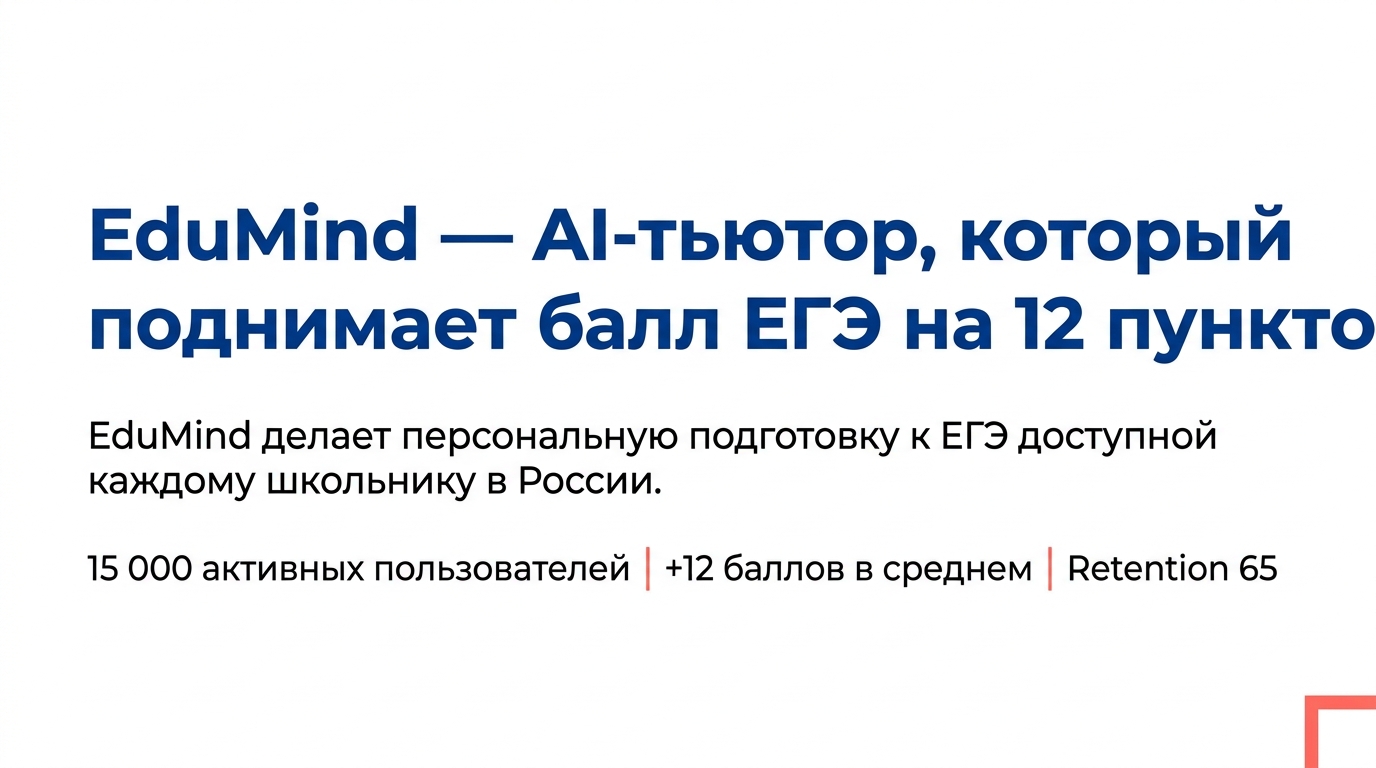 Презентация для HSE{x} акселератора