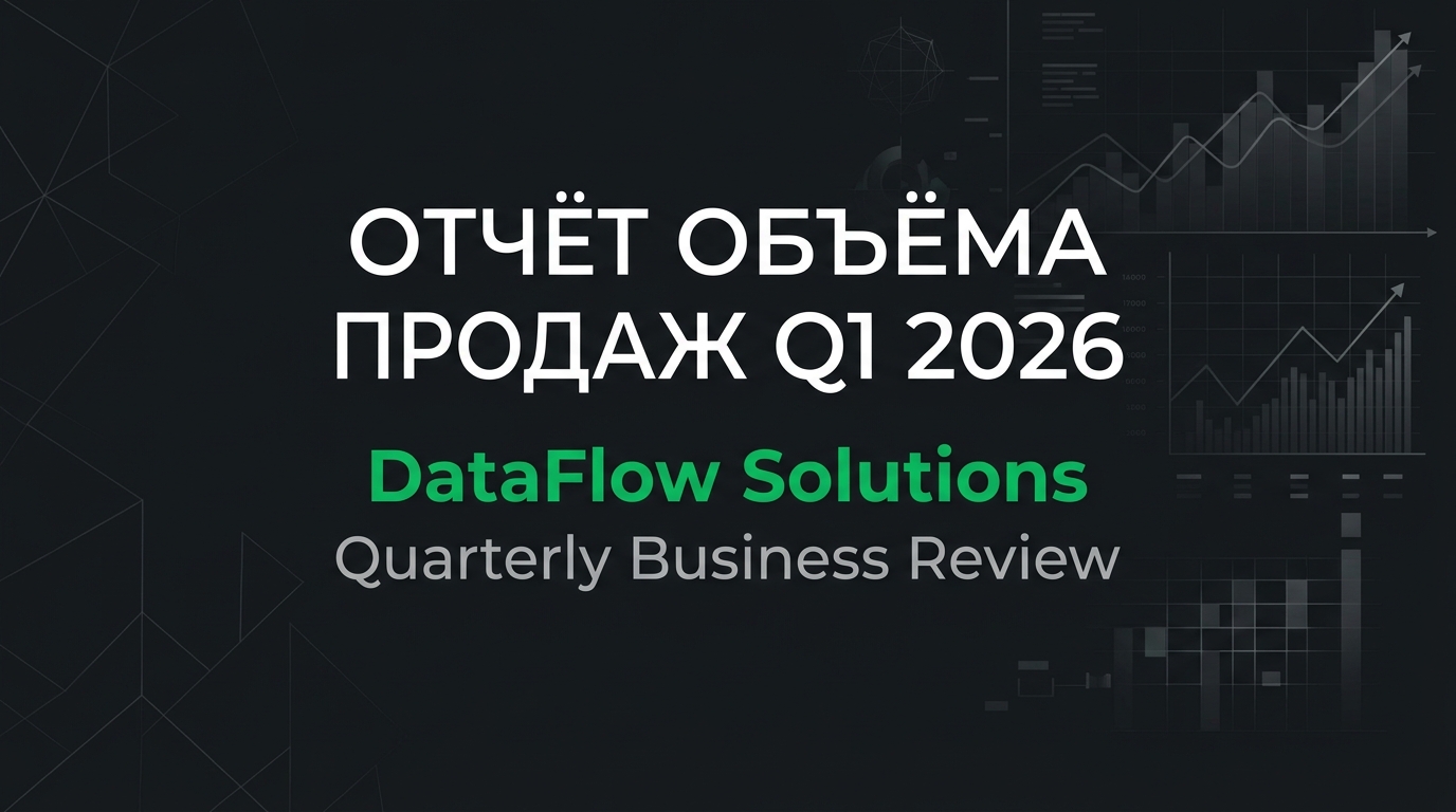 Отчёт отдела продаж Q1 2026 — DataFlow Solutions