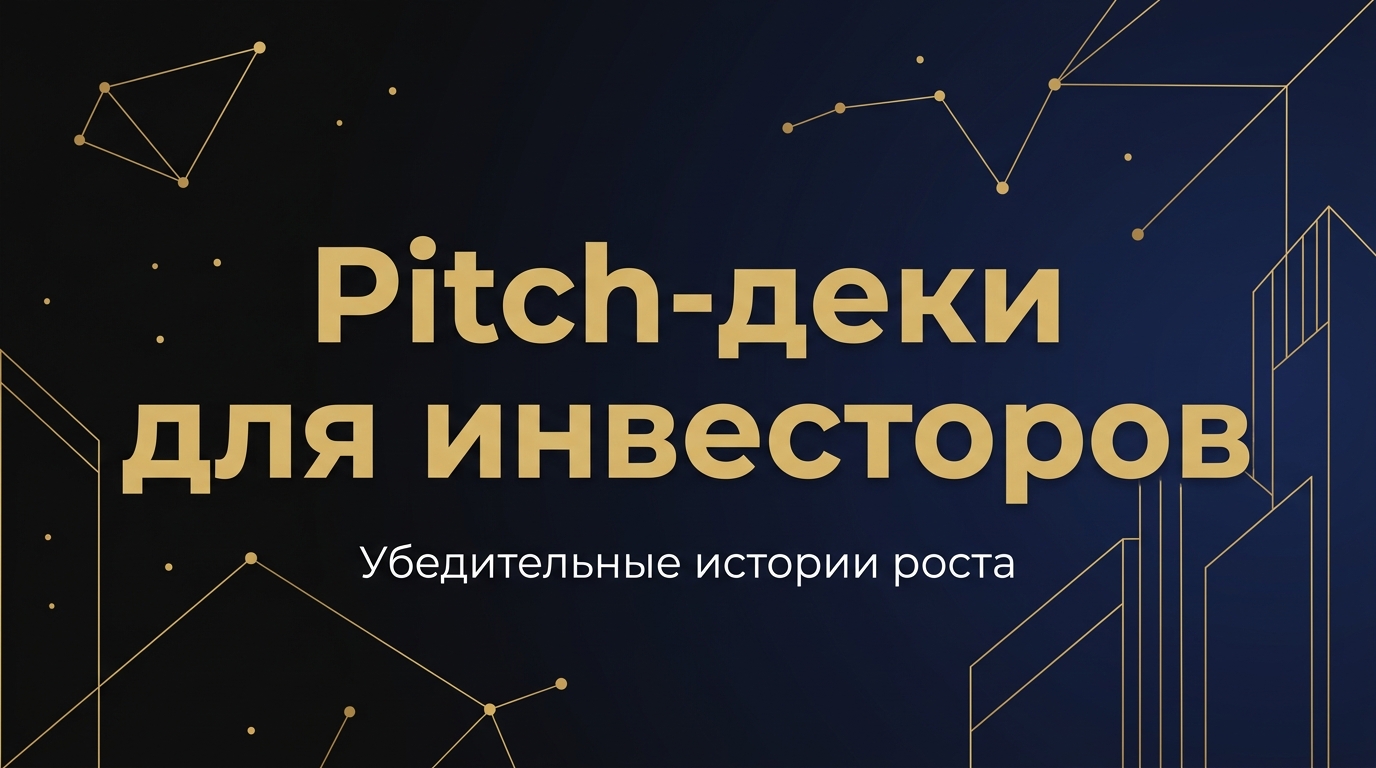 Pitch-деки для инвесторов — пример работы