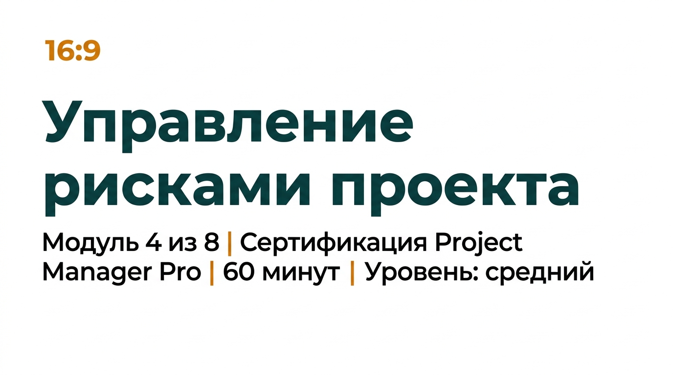 Сертификационный курс — презентация