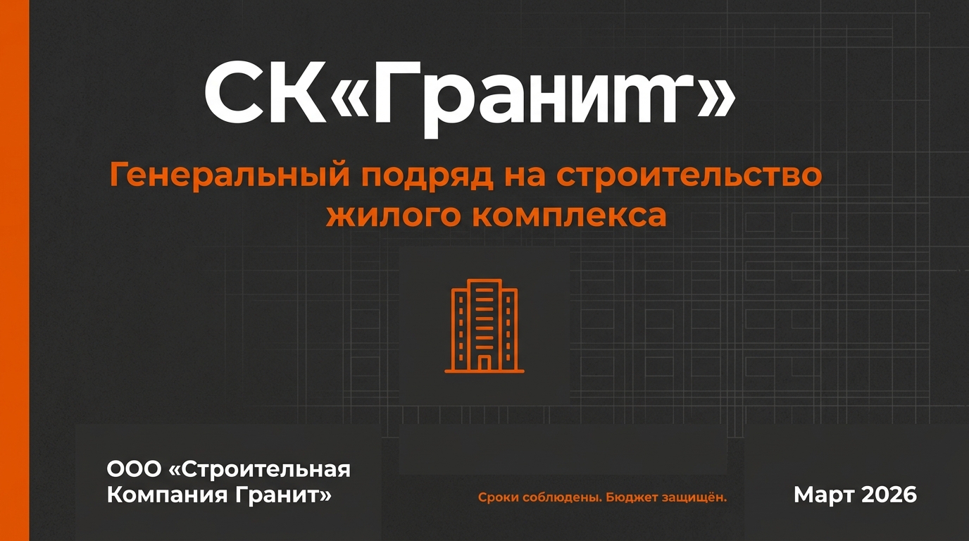 СК Гранит — генподряд ЖК
