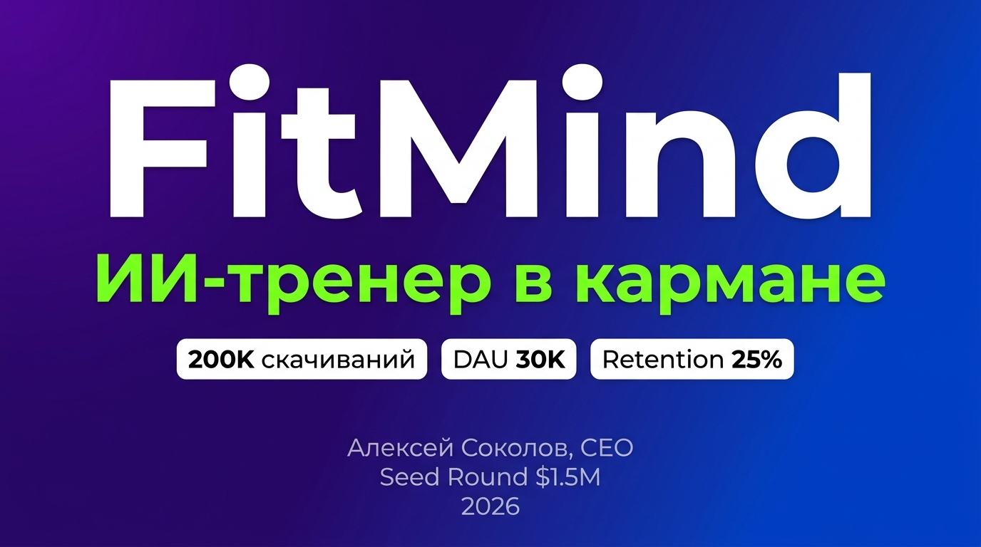 Pitch deck для мобильного приложения